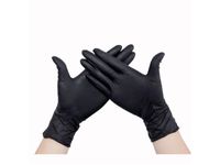 Nitril Handschoenen Zwart Poedervrij Maat M EN374 EN455