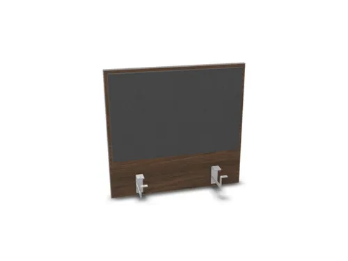 opzetpaneel bureau aanbouw achter NV bruin hickory antraciet 600mm