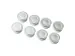 #Magneten Millex 15mm chroom set a 8 st.