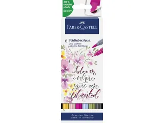 Duo aquarelmarker Goldfaber etui 6 stuks Lettering - 3