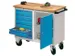 Établi Mobile Charge Maxi. 400Kg Tôle D'acier Ral7035 Façade Ral501