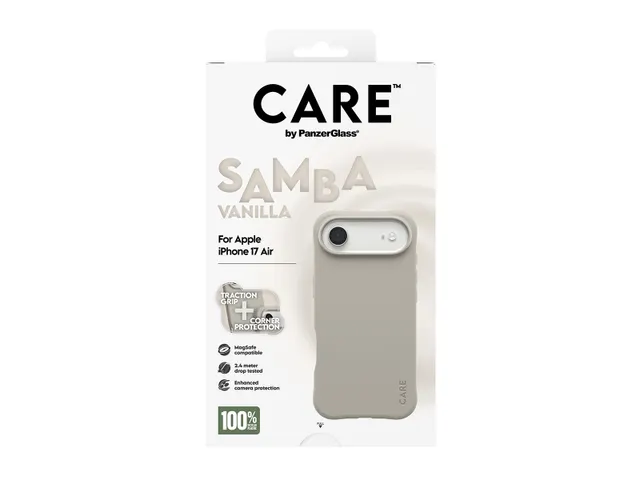 PanzerGlass CARE by Samba Case Vanilla w. MagSafe iPhone Air, Ho