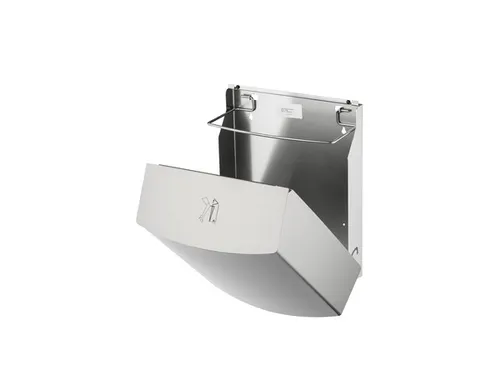 Hygiënebak 9 liter kniebediening RVS anti-fingerprint