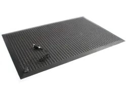 ESD-werkplekmat,ESD,HxLxB 15x1200x900mm,moeilijk ontvlambaar,PU,genopt