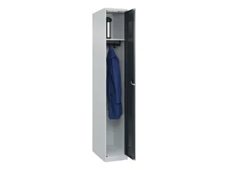 locker,HxBxD 1850x300x500mm,1vak,vak B 300mm,cil.-slot,staand op vloer - 1