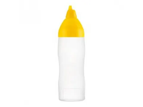 Araven Doseerfles knijpfles sausdispenser 500ml Geel Non-drip