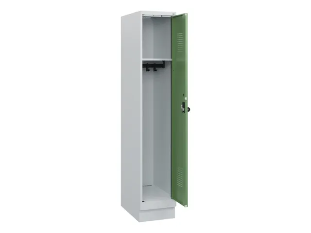 schoollocker,HxBxD 1630x300x500mm,1vak,vak B 300mm,draaigrendel,sokkel