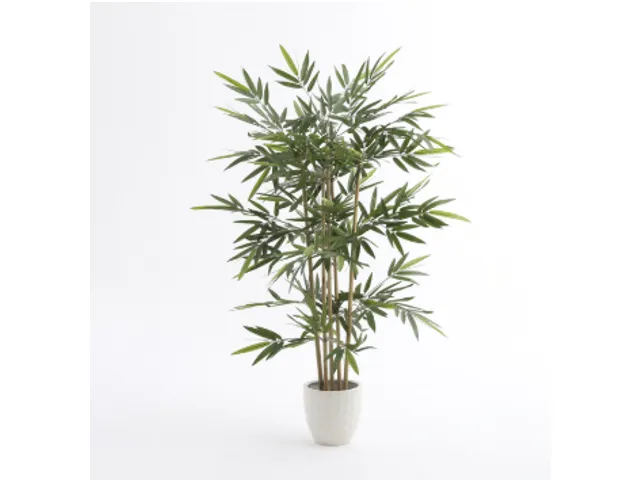 Kunstplant Mica Bamboe in plastic pot 150cm