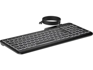 400 Backlit Toetsenbord AZERTY BE Met Kabel - 4