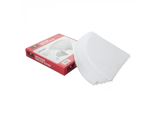 Vetfilters Ø26cm doos 50 stuks