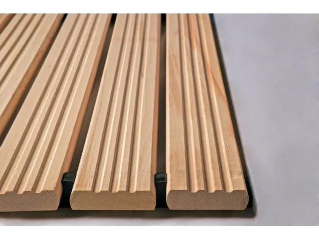 Vloerrooster Beukenhout Geribbeld Din R11 Pvc Ommanteling B 1000mm