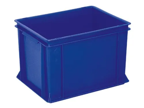 Euronorm Stapelkrat 270x400x300mm 26liter Gesloten Blauw
