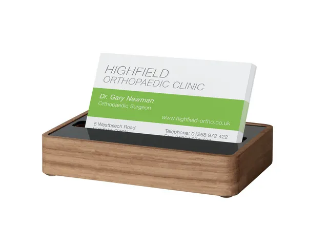 Visitekaarthouder Sigel eikenhout