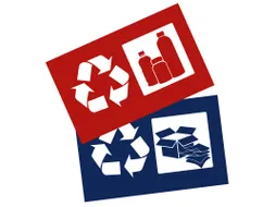 Stickerset afvalscheiding