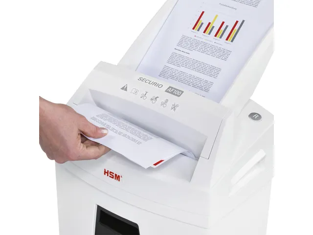 Destructeur papier HSM Securio AF100 Particules 4x25mm P-4