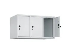 opzetkast,v. locker,3vak.,vak B 300mm,HxBxD 500x900x500mm,draaigrendel