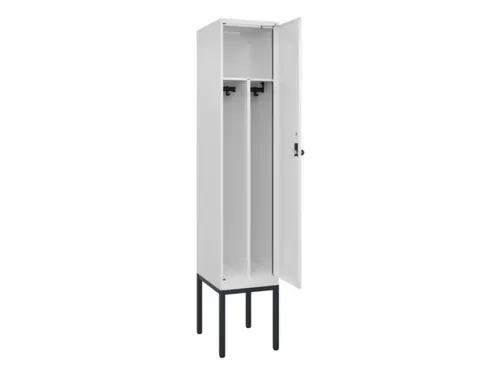 locker voor scheiding van kleding,HxBxD 2120x400x500mm,1vak