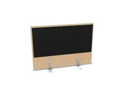 opzetpaneel,v. bureau,aanbouw achter,B 800mm,NE-esdoorn,BN8033-zwart