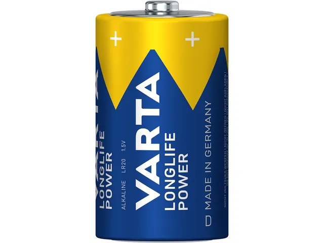 Batterij Varta Longlife Power 2x D