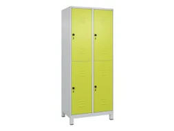 dubbeldekse locker,HxBxD 1950x800x500mm,2x2vak.,vak B 400mm
