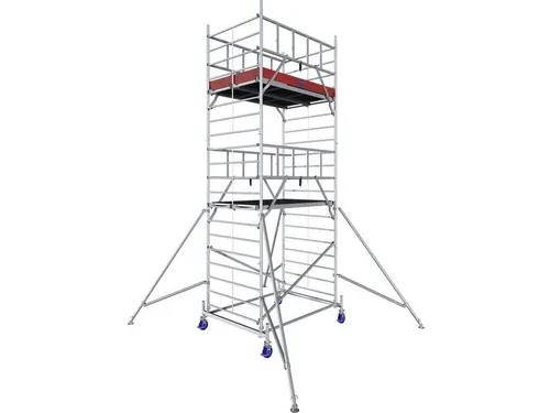 rolsteiger,werk H 6,3m,steiger H 5,45m,2platform(s),m. luik