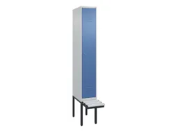 locker met bank,HxBxD 2120x300x815mm,1vak,vak B 300mm,cil.-slot