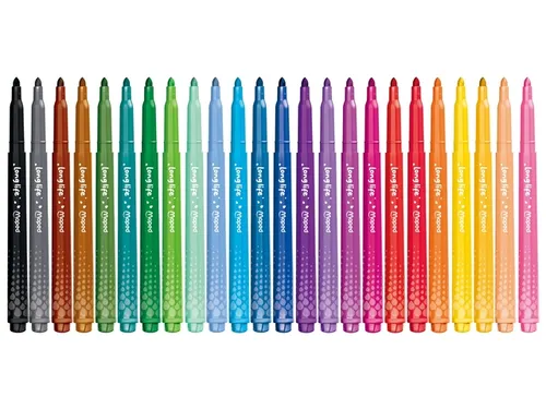 Viltstift Maped Color'Peps Long Life 2.0 set à 24 stuks assorti