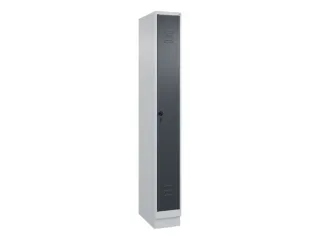 locker,HxBxD 1950x250x500mm,1vak,vak B 250mm,draaigrendel,sokkel - 1