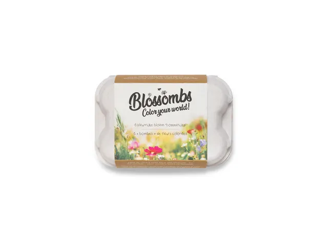 Giftbox Blossombs eierdoosje à 6 zaadbommetjes