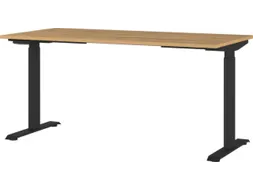 Elektrisch ihv bureau,HxBxD 720-1200x1600x800mm,blad Grandson-eiken