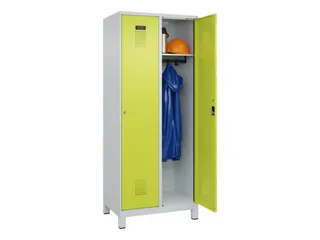 locker,HxBxD 1950x800x500mm,2vak,vak B 400mm,cil.-slot,voeten - 1