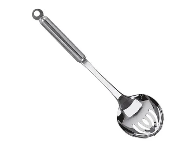 Serveerlepel perforatie rvs 26cm H