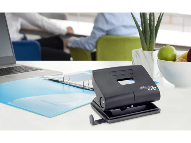2-gaats perforator ECO 20 vellen zwart