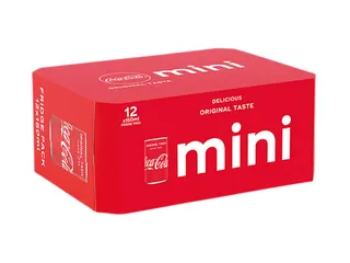 Frisdrank Coca Cola Regular mini blik 150ml - 3