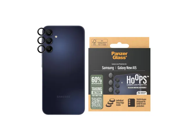PanzerGlass Hoops Camera Lens Protector Black Samsung Galaxy A16
