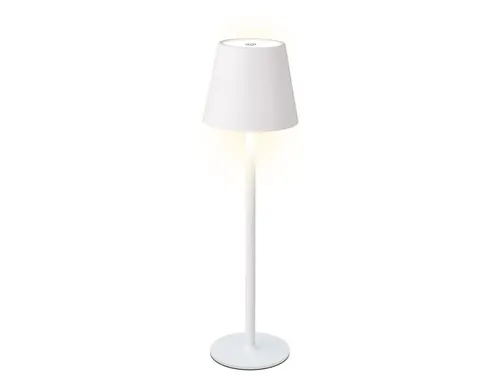 Tafellamp Lumineo led oplaadbaar steady buiten wit
