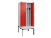 locker voor scheiding van kleding,HxBxD 2120x800x815mm,2vak