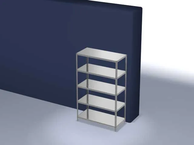 magazijnstelling,grondveld,HxBxD 2000x1300x600mm,vaklast 200kg