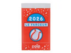 Bloc éphéméride Le Farceur François Pirette 2026