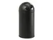 Afvalbak Pushcan 40 Liter Mat Zwart