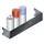 blikhouder,v. werkplaatswagen,HxBxD 70x380x74mm,staal,zwart