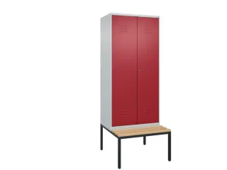 locker voor scheiding van kleding,HxBxD 2120x800x815mm,2vak - 1