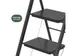 Escabeau aluminium 3 marches SL300 noir