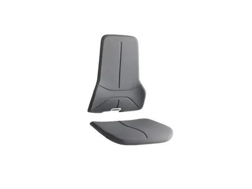 Bekledingselement Voor Werkstoel Zitting/rugleuning Supertec Zwart Mic