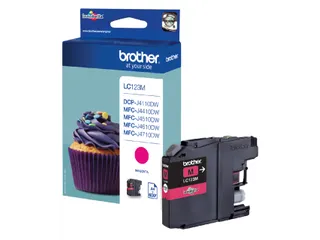 Inktcartridge Brother LC-123M rood - 2