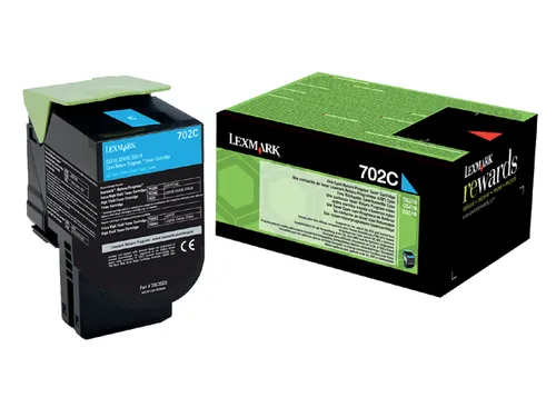 Tonercartridge Lexmark 70C20C0 prebate blauw
