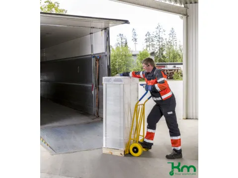 steekwagen,draagverm. 250kg,PU-banden,steekplaat BxD 360x480mm