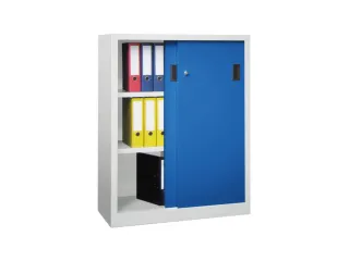 Schuifdeurkast Hxbxd 1200x1000x500mm 3 Oh Ral7035 Front Ral5010 - 2