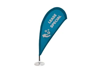 Micro Flag Tafelstandaard 45 cm Voet en Mast (excl. flag) - 1