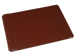 Rillstab bureauonderlegger Leder 40x60 bruin